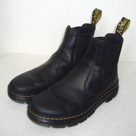 Dr. Martens Unisex EMBURY LEATHER CASUAL CHELSEA BOOTS Size 8 Men, 9 Women - Picture 4 of 13